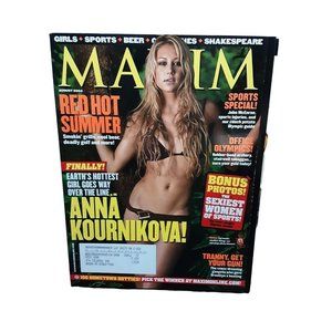 Maxim Magazine August 2004 Anna Kournikova